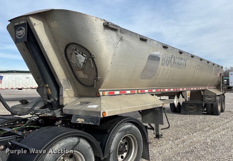 2013 Mac end dump trailer - DW7396