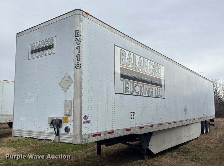 2009 Utility Trailer VS2DX dry van trailer - EG1987