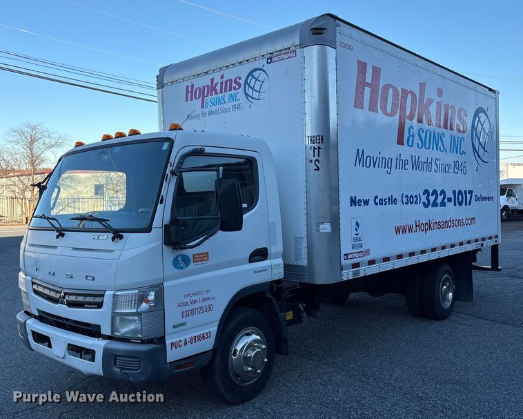 2012 Mitsubishi FE160 box truck - ET8644