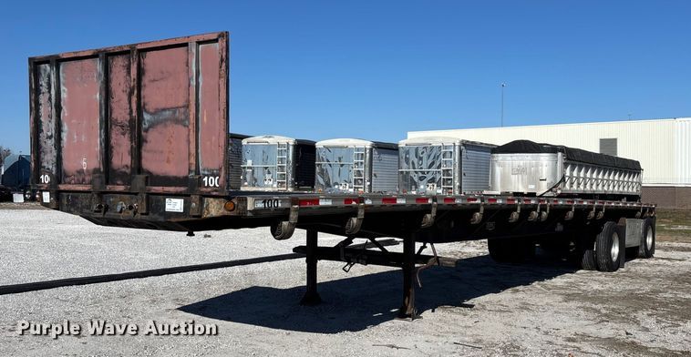 1997 Fontaine LFTW-6-8048WSAWK flatbed trailer - FG0029