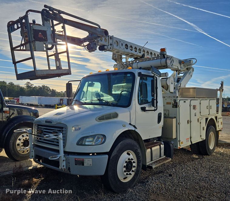 2014 Freightliner Business Class M2 cable placer bucket truck - YA1977