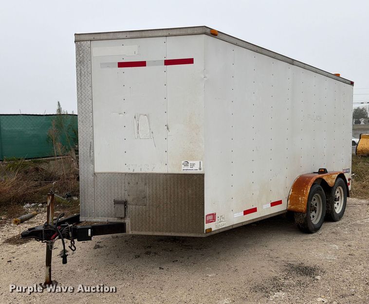 2016 Lark United VT714TA enclosed cargo trailer - ED5042