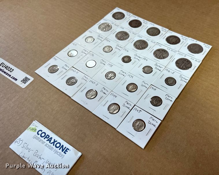 (25) Silver coins - EU4033