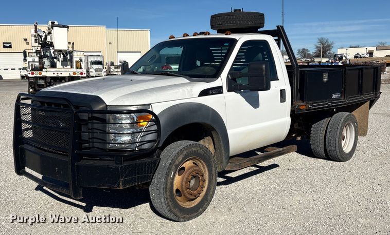 2012 Ford F450 Super Duty XL flatbed truck - EV2649