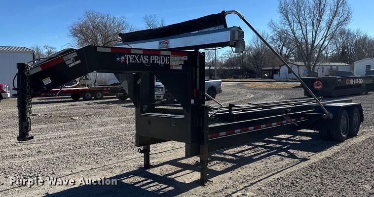 2023 Texas Pride roll off dumpster trailer   - FB0727