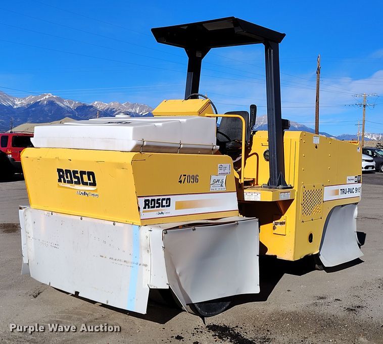 Rosco Tru-Pac 915 pneumatic roller - DT0858