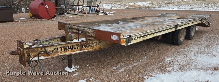 1987 Trail King TK40-2400 equipment trailer - EB1261