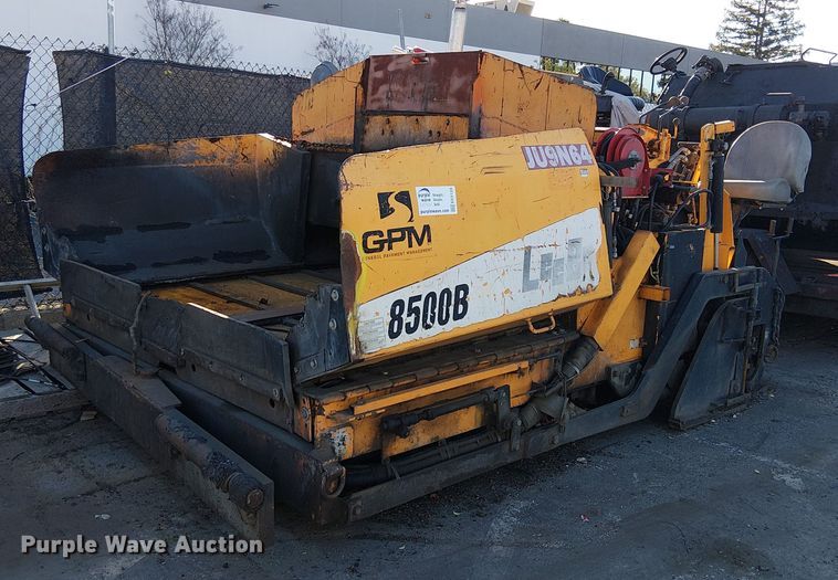2011 LeeBoy 8500B paver - EE5123