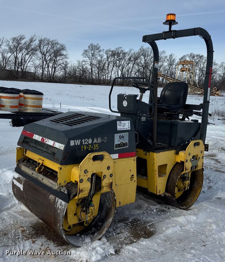 2000 Bomag BW120 AD3 double drum vibratory roller - EF2372