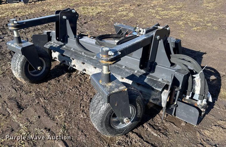 2025 LandHonor PR-12-72W skid steer landscape rake - EN0137