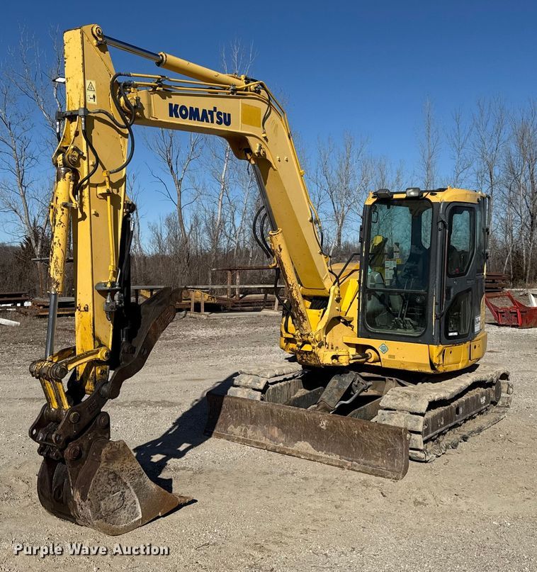 2012 Komatsu PC88MR-8 mini excavator - EN0475