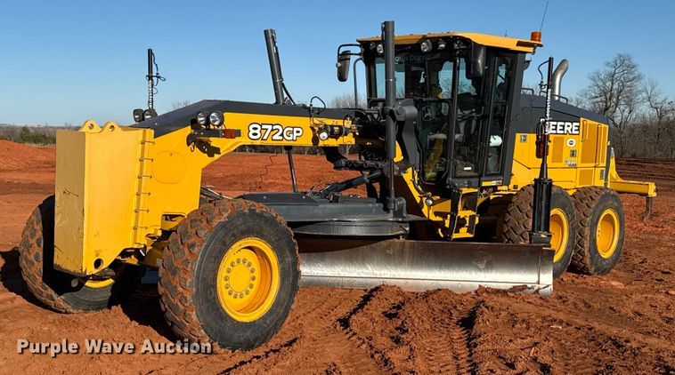 2019 John Deere 872GP motor grader - ES5722