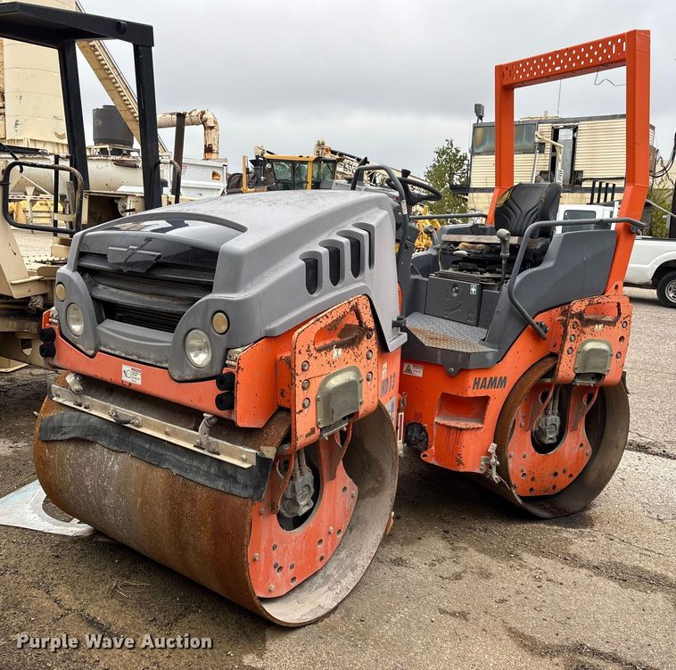 2013 Hamm HD13 double drum vibratory roller - ET7368
