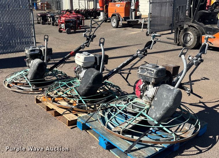 (3) Multiquip Whiteman power trowels - FB5466