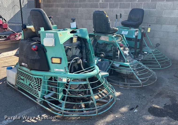 (3) Multiquip Mechanical power trowels - FB5474