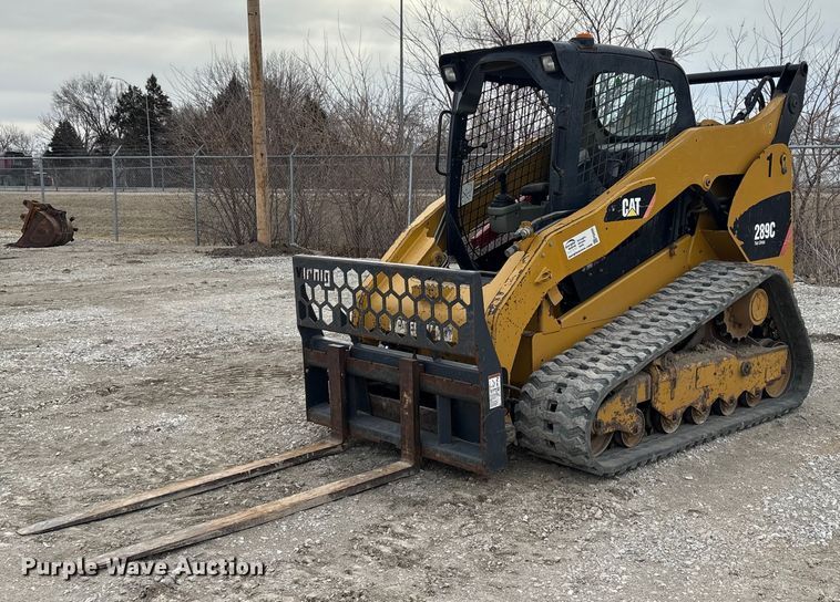 2012 Caterpillar 289C tracked skid steer loader - FG2595
