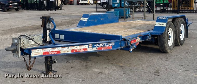 2021 Felling TRA/REM FT-12 IT-I-W tilt deck utility trailer - FG2653