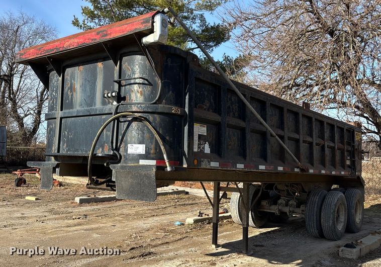2002 Palmer Machine Works TA-24 end dump trailer - DW7451