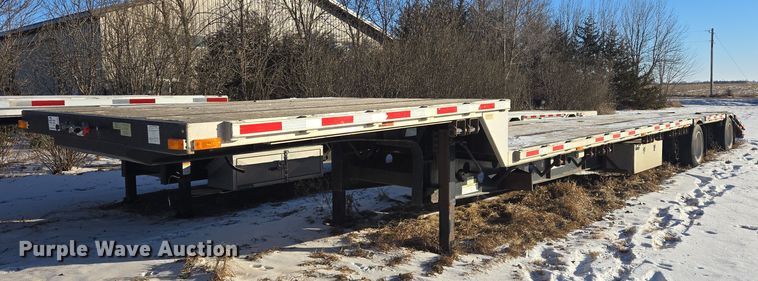 2010 Transcraft DTL-2100 drop deck equipment trailer - EB1265