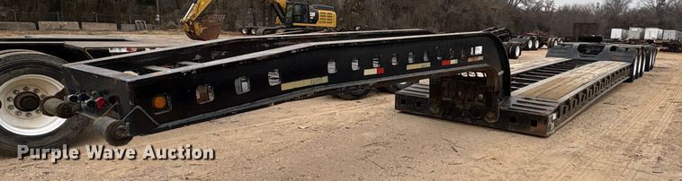 1986 Siebert lowboy equipment trailer - EE1402