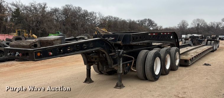 1989 Siebert lowboy equipment trailer - EE1405