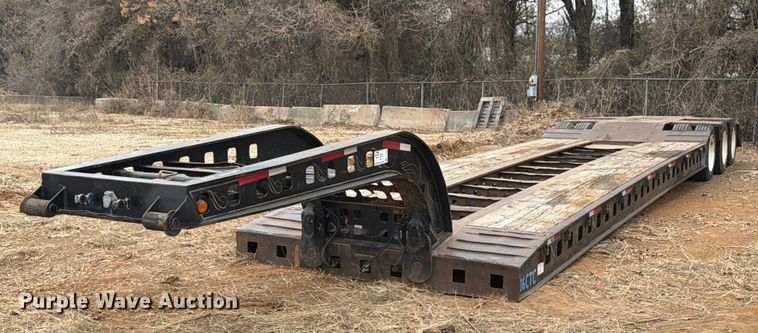1984 Siebert lowboy equipment trailer - EE1406