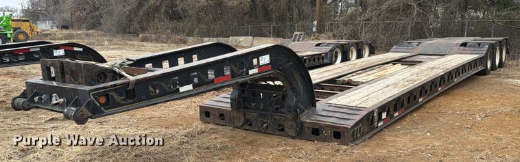 1986 Siebert lowboy equipment trailer - EE1407