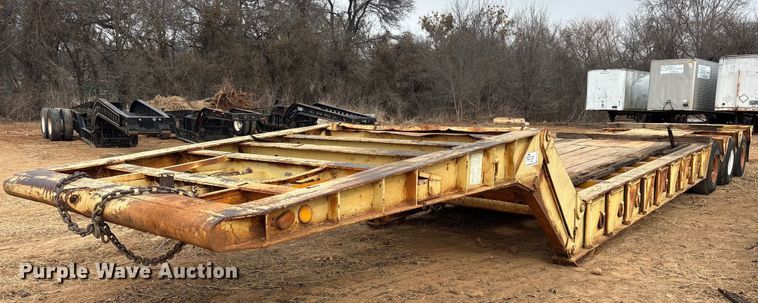 1974 Load King lowboy equipment trailer - EE1420