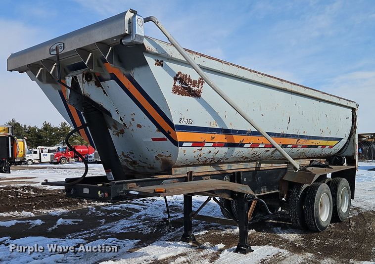 1970 Fruehauf  end dump trailer - EO4967