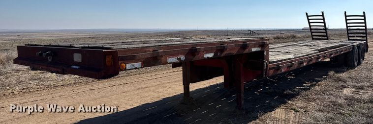 1982 Fruehauf PB-J2-DF19-42 drop deck equipment trailer - EP2877