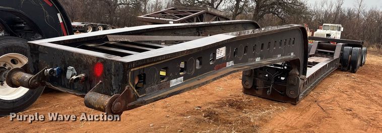 1982 Siebert Rail trailer lowboy equipment trailer - FK2535