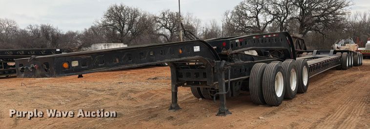 1988 Siebert lowboy equipment trailer - FK2536