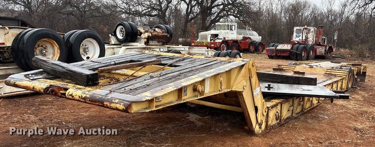 1979 Load king lowboy equipment trailer - FK2541