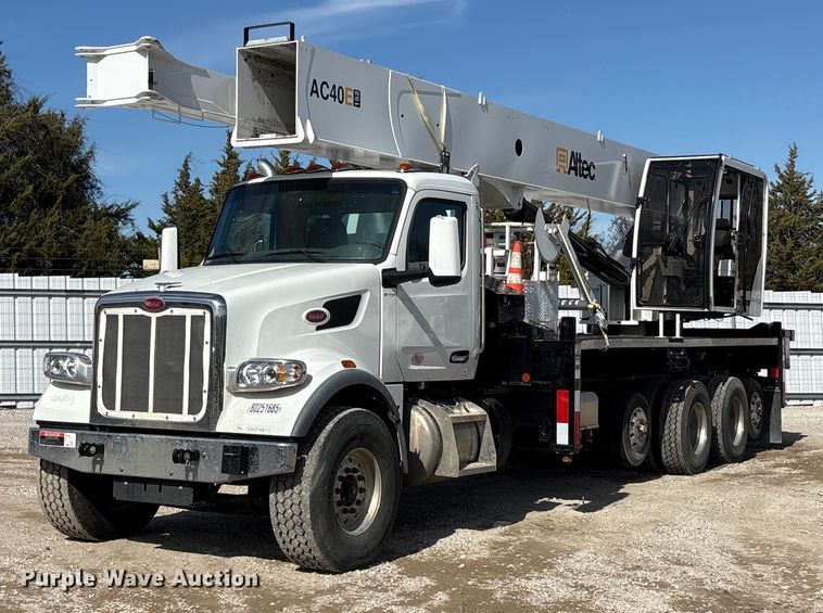 2025 Peterbilt 567 crane truck - YA2100