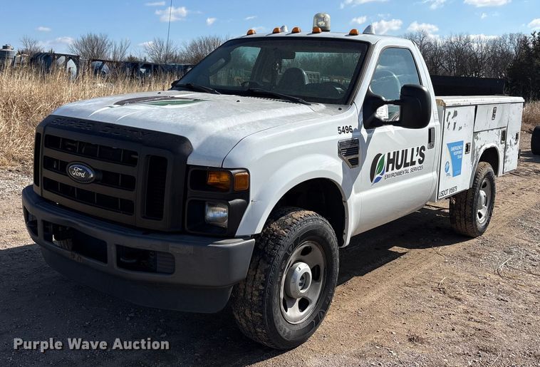 2009 Ford F350 Super Duty utility bed pickup truck - EA7934