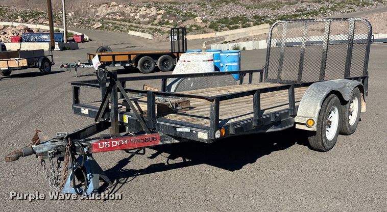 2014 PJ Trailers Channel Utility utility trailer - ER7505