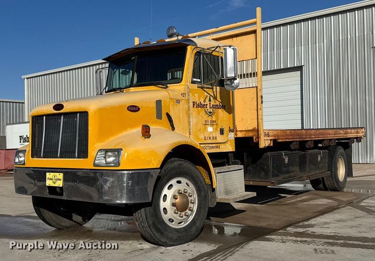 2004 Peterbilt 330 dump flatbed truck - ET4446