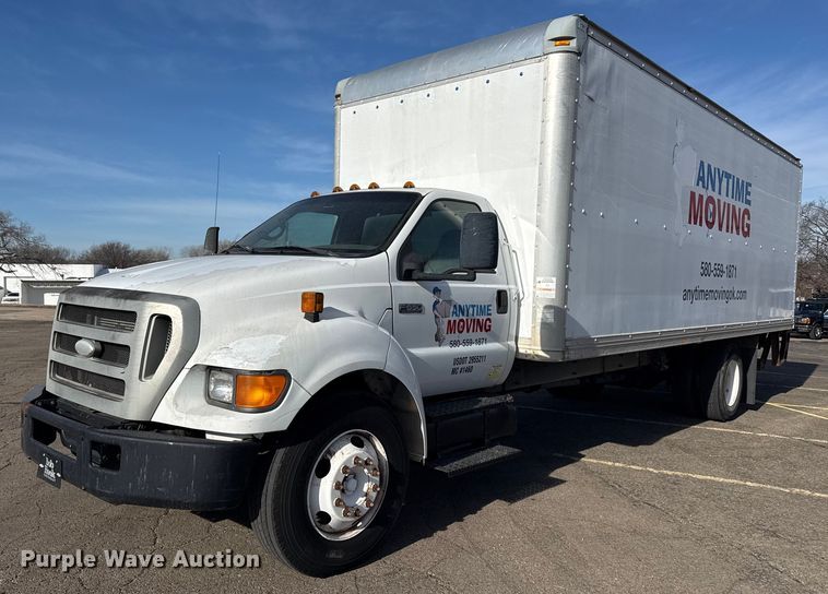 2007 Ford F650 Super Duty box truck - EU4102