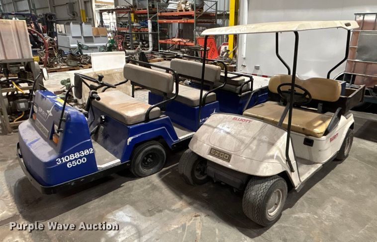 (2) golf carts - FB0682
