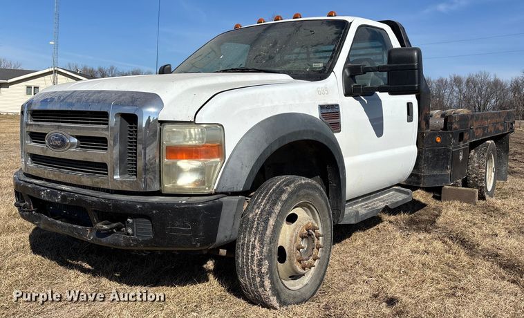 2008 Ford F450 Super Duty flatbed truck - FB3502