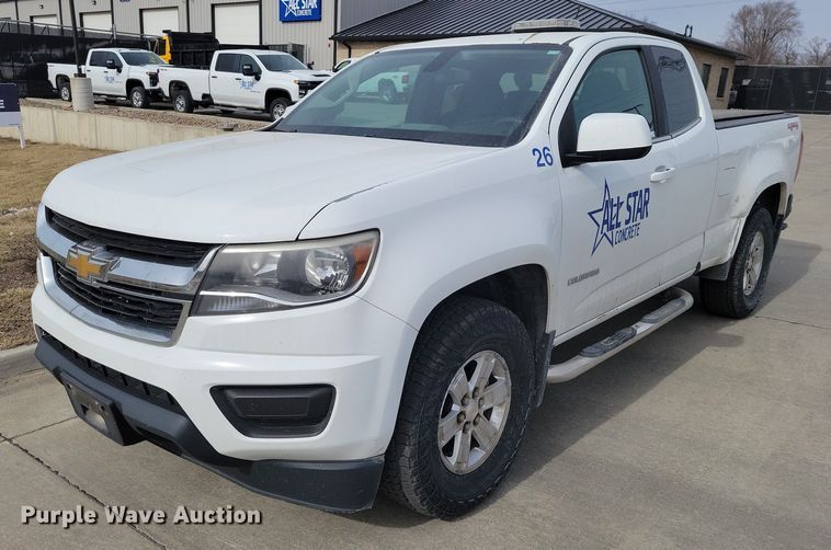 2016 Chevrolet Colorado Ext. Cab pickup truck - NK9780
