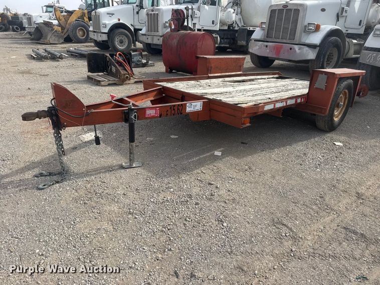 1982 Belshe WB-1 tilt deck utility trailer - DQ4344