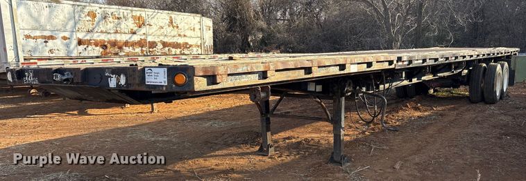 2000 Lufkin EXT 48/80 flatbed trailer - DT4997
