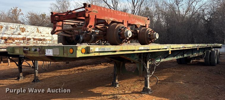 1986 Transcraft ETL-48-80 extendable flatbed trailer - DT4998