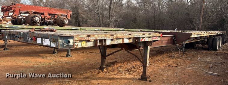 1987 Great Dane EXT-45-75 extendable flatbed trailer - DT4999