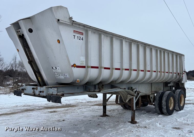 1989 Fruehauf end dump trailer - DU6995