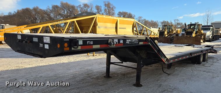 2007 Felling FT50 drop deck equipment trailer - EB1284