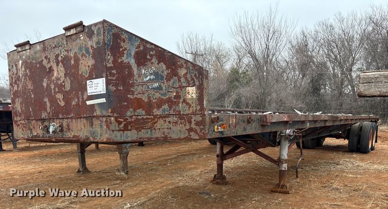 1977 Hyster HDF-50C-T1 flatbed trailer - EE0090