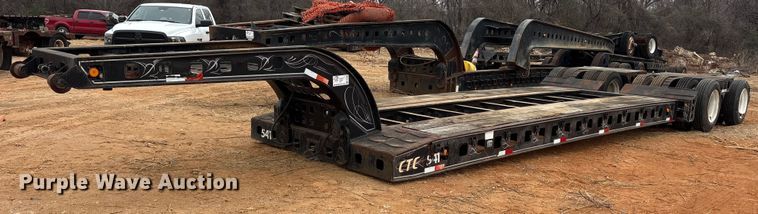 1984 Siebert 60T16WDDEX lowboy equipment trailer - EE0096