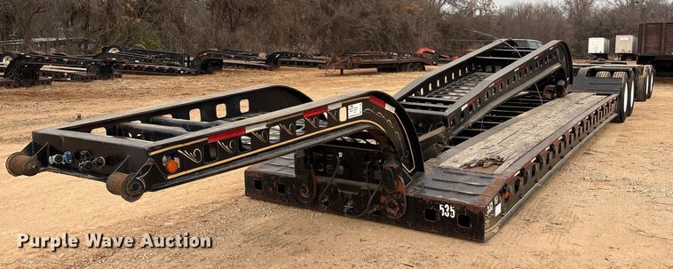 1987 Siebert 70T2ABTM lowboy equipment trailer - EE1399